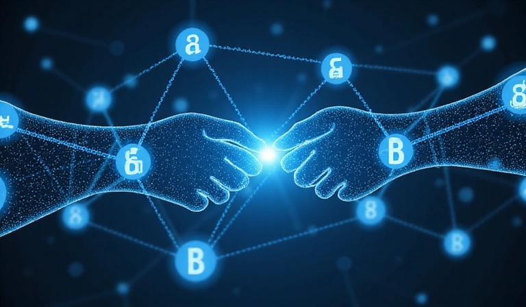 Secure data transfer illustration