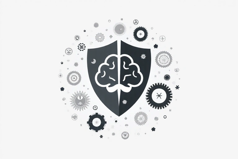 A stylized icon representing intellectual property, such as a lightbulb with a laurel wreath, symbolizing innovation and protection.